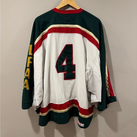 Rare Canadian Army Goalie Cut Hockey Jersey - Picture 2 of 13